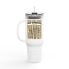 New Orleans Fans Never Waver W-Leopard Football Insulated Travel Mug, 40oz - Never Waver