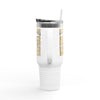 New Orleans Fans Never Waver W-Leopard Football Insulated Travel Mug, 40oz - Never Waver