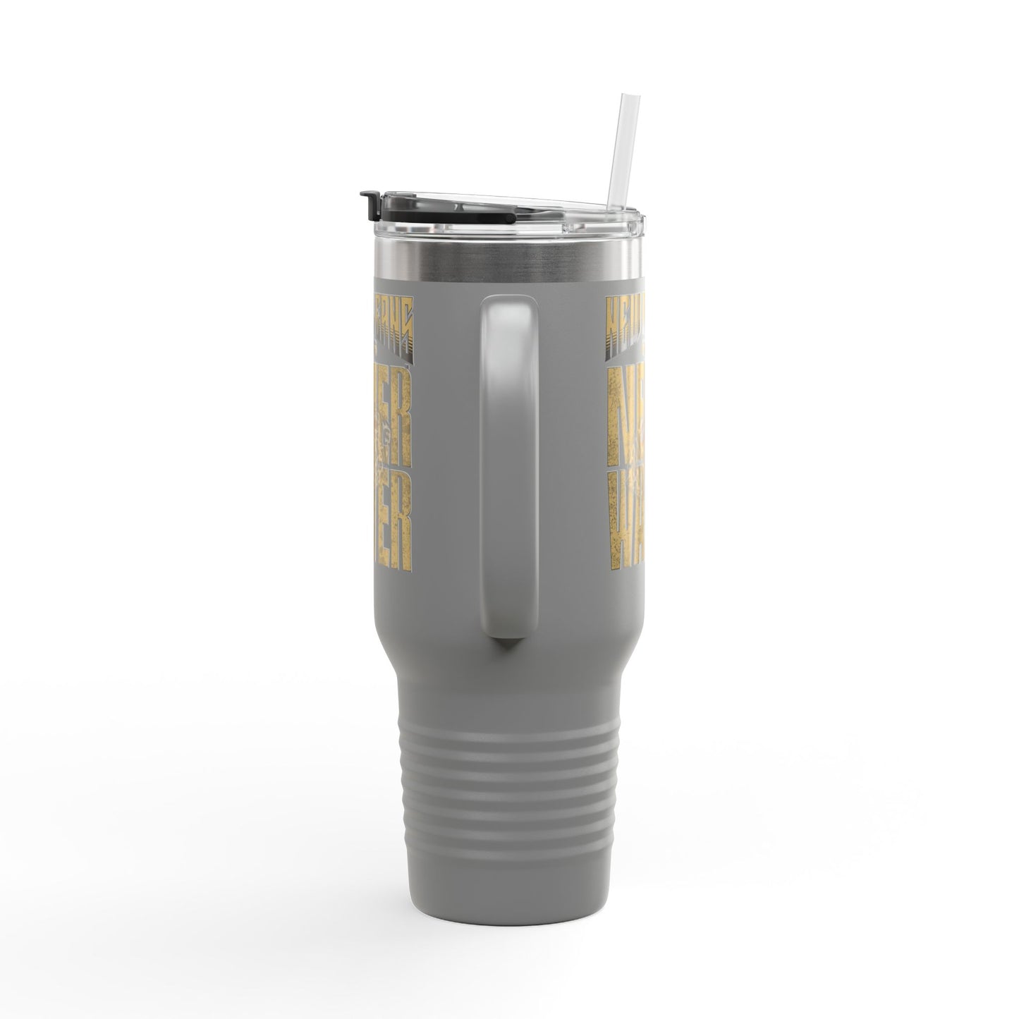 New Orleans Fans Never Waver W-Leopard Football Insulated Travel Mug, 40oz - Never Waver