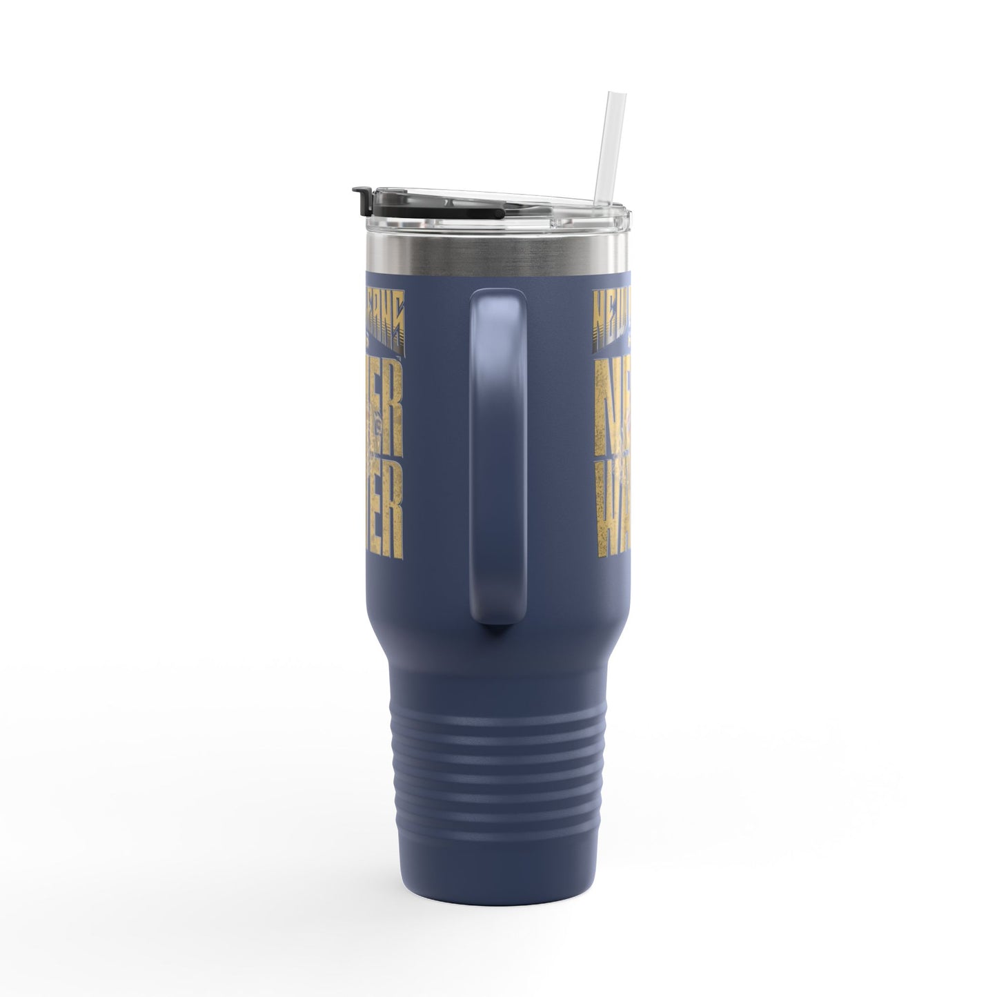New Orleans Fans Never Waver W-Leopard Football Insulated Travel Mug, 40oz - Never Waver