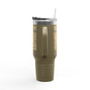 New Orleans Fans Never Waver W-Leopard Football Insulated Travel Mug, 40oz - Never Waver