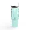 New York Fans Never Waver W-Leopard Football Insulated Travel Mug, 40oz - Never Waver