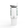 New York Fans Never Waver W-Leopard Football Insulated Travel Mug, 40oz - Never Waver