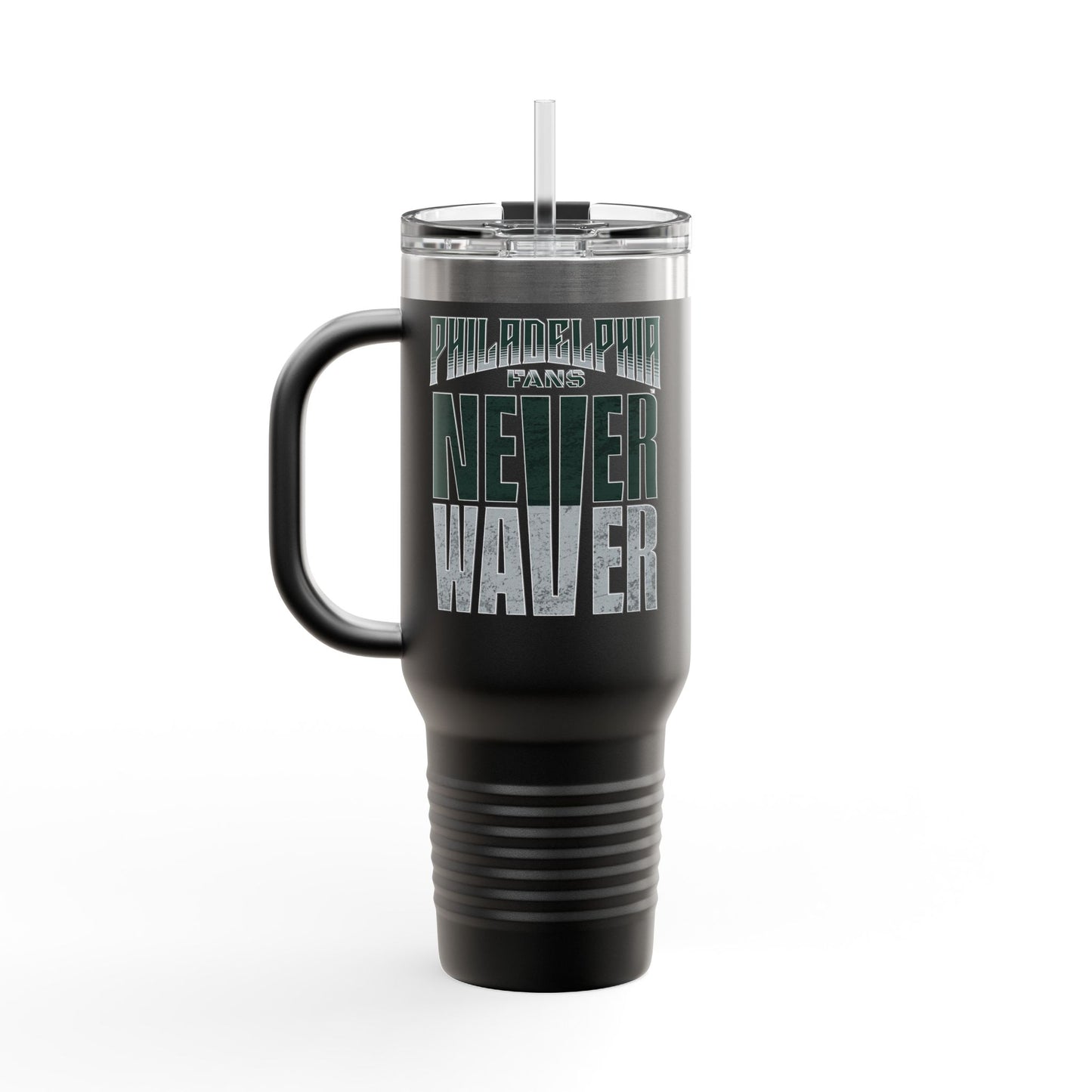 Philadelphia Fans Never Waver Insulated Travel Mug, 40oz - Never Waver