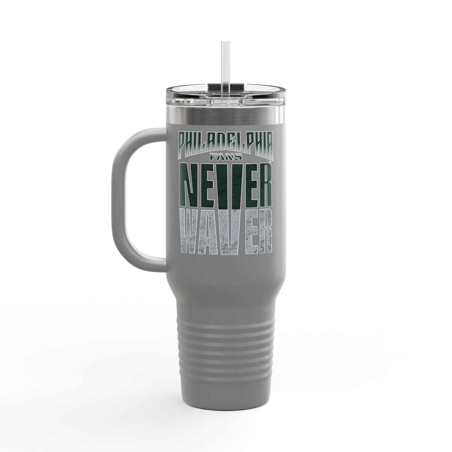 Philadelphia Fans Never Waver Insulated Travel Mug, 40oz - Never Waver
