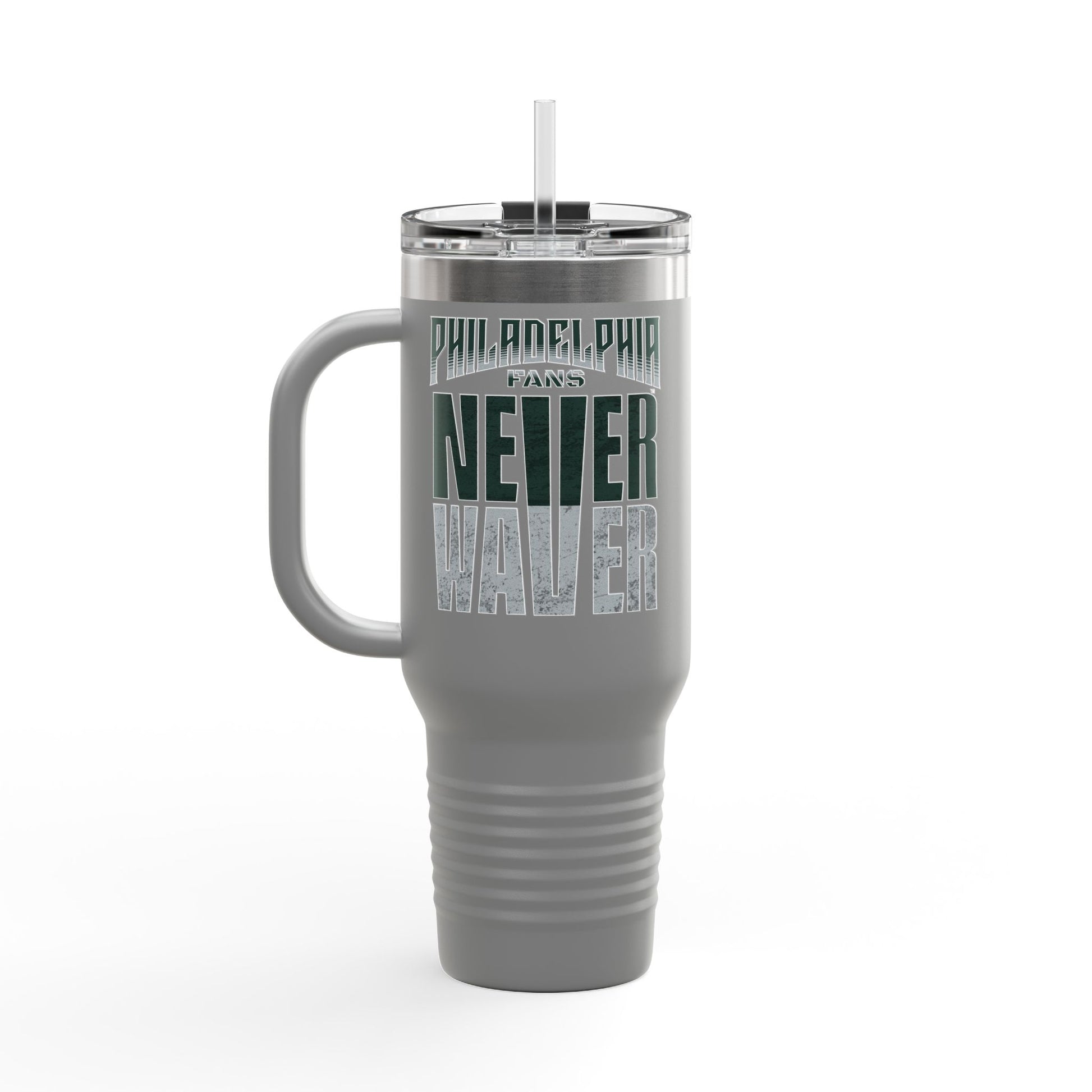 Philadelphia Fans Never Waver Insulated Travel Mug, 40oz - Never Waver