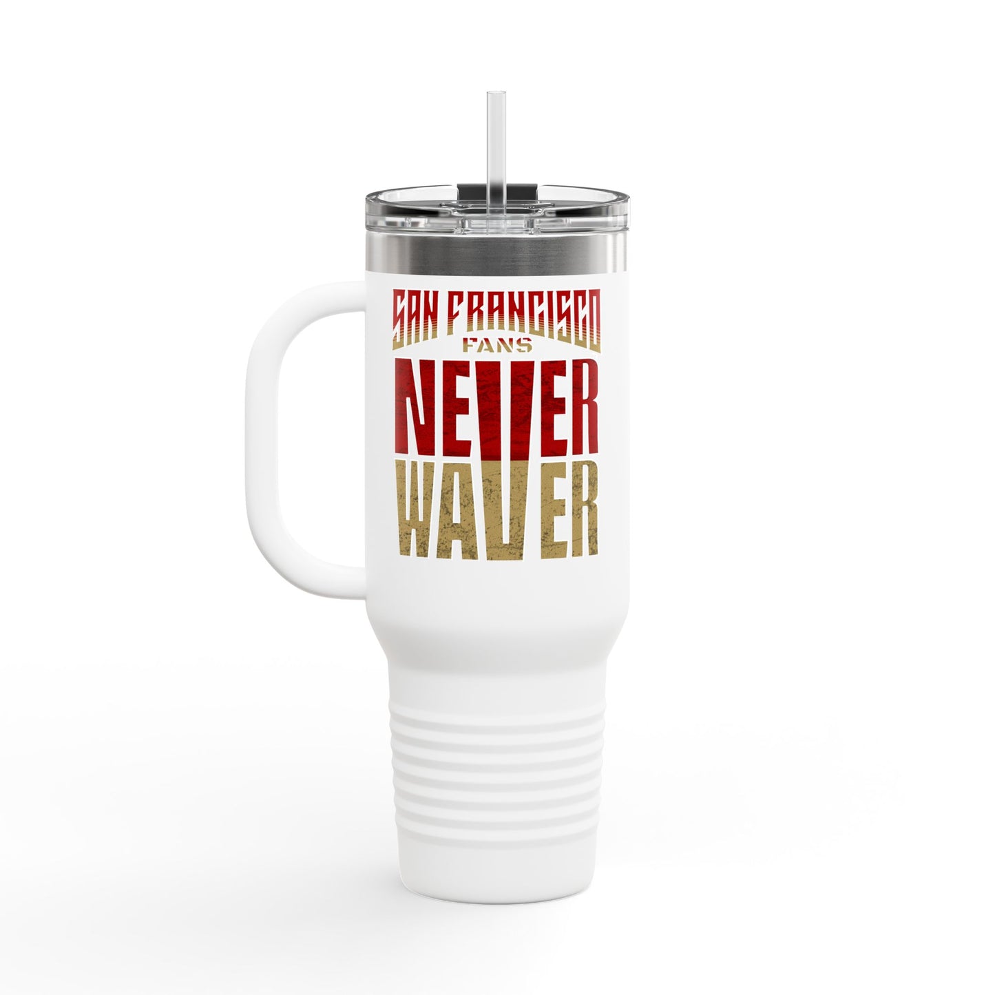San Francisco Fans Never Waver Insulated Travel Mug, 40oz - Never Waver