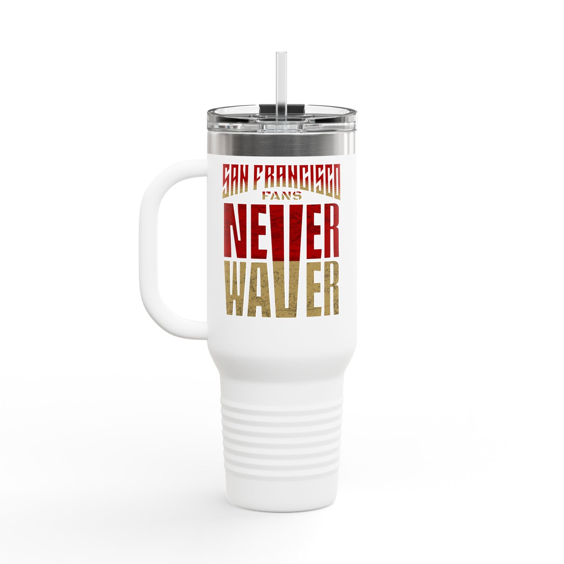San Francisco Fans Never Waver Insulated Travel Mug, 40oz - Never Waver