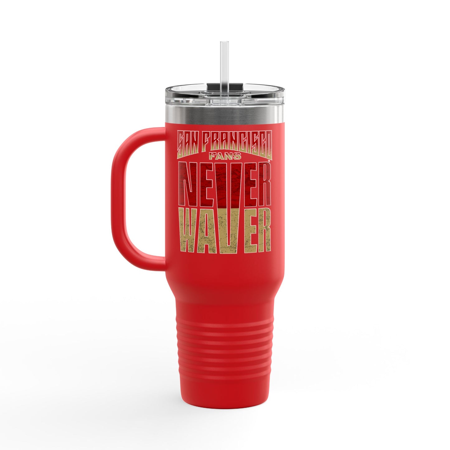 San Francisco Fans Never Waver Insulated Travel Mug, 40oz - Never Waver