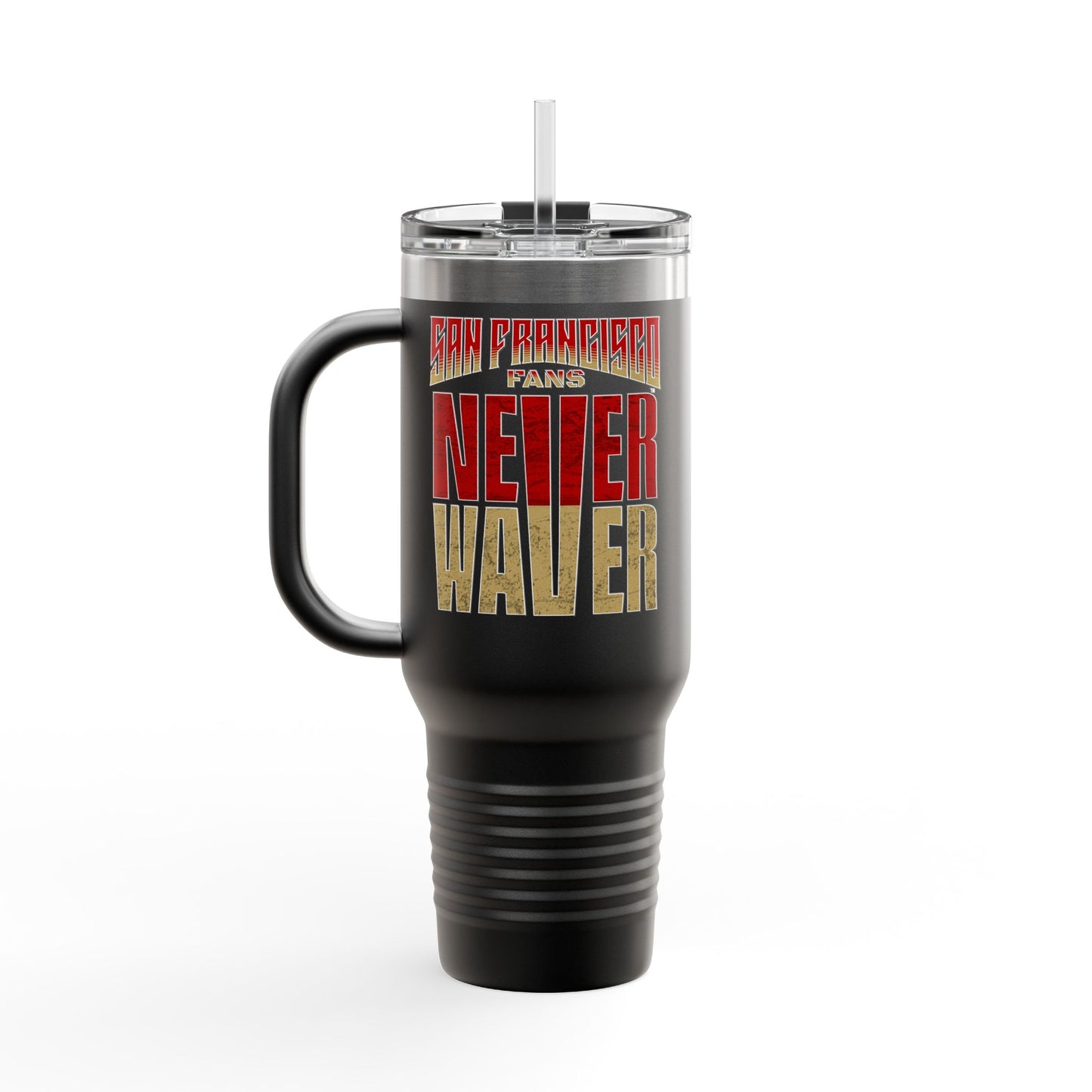 San Francisco Fans Never Waver Insulated Travel Mug, 40oz - Never Waver