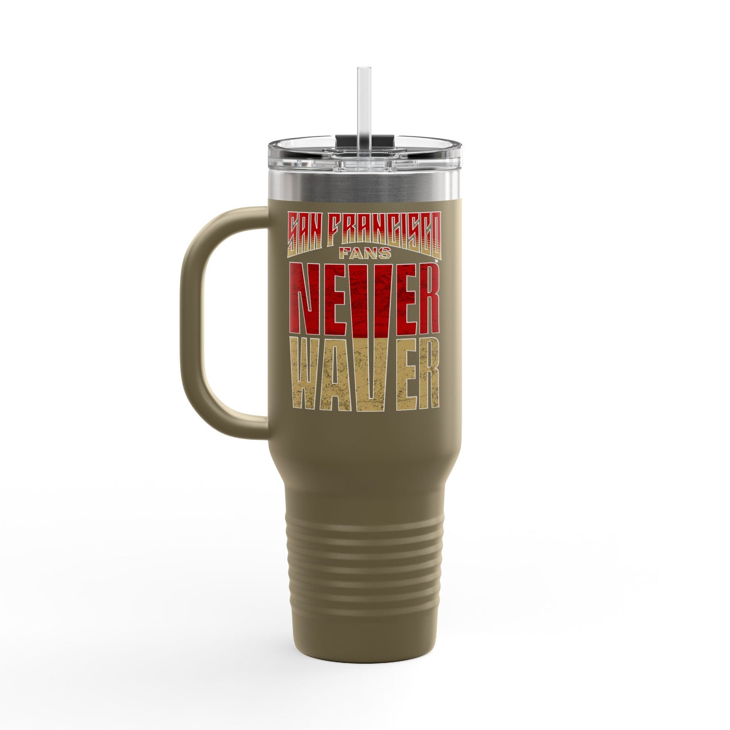 San Francisco Fans Never Waver Insulated Travel Mug, 40oz - Never Waver