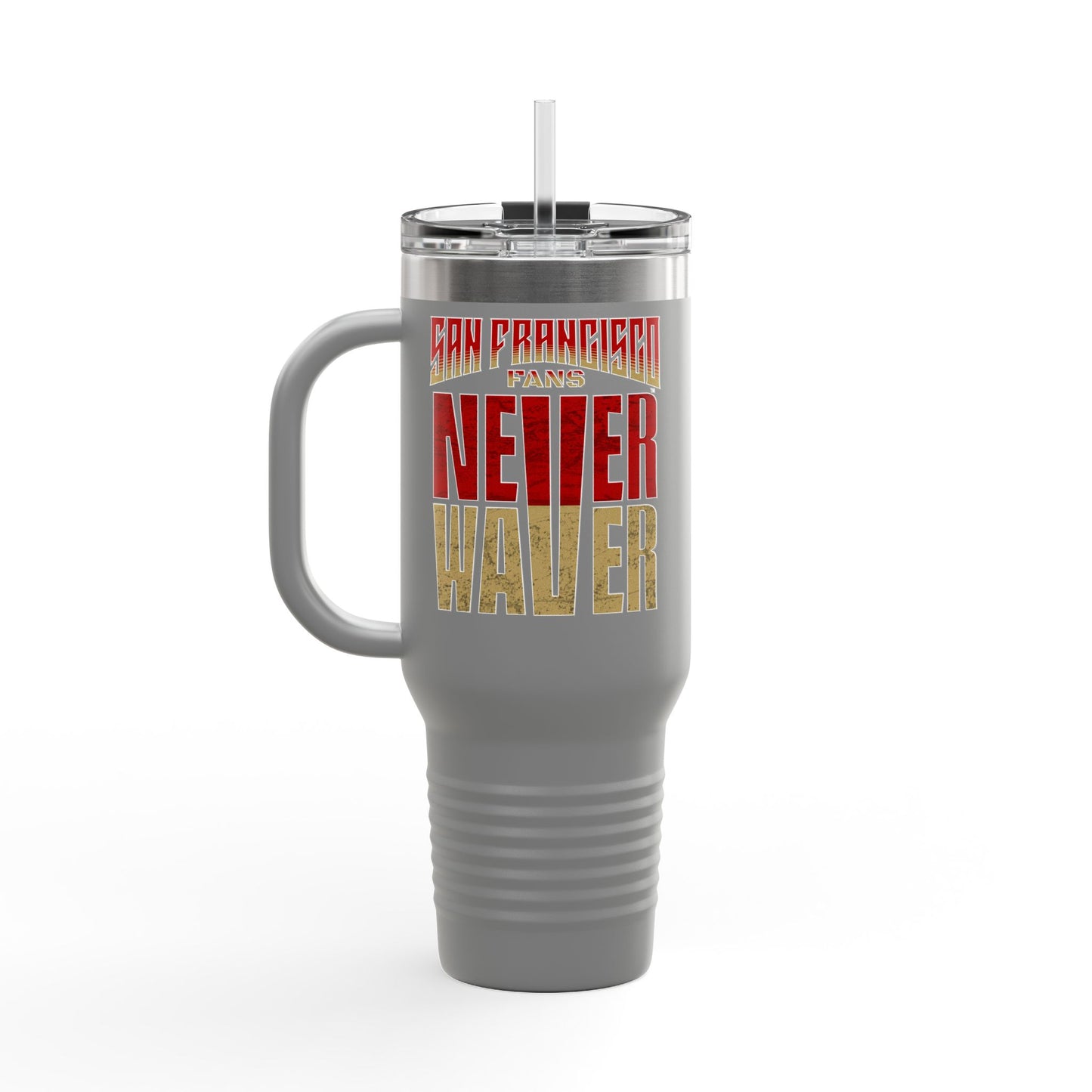 San Francisco Fans Never Waver Insulated Travel Mug, 40oz - Never Waver