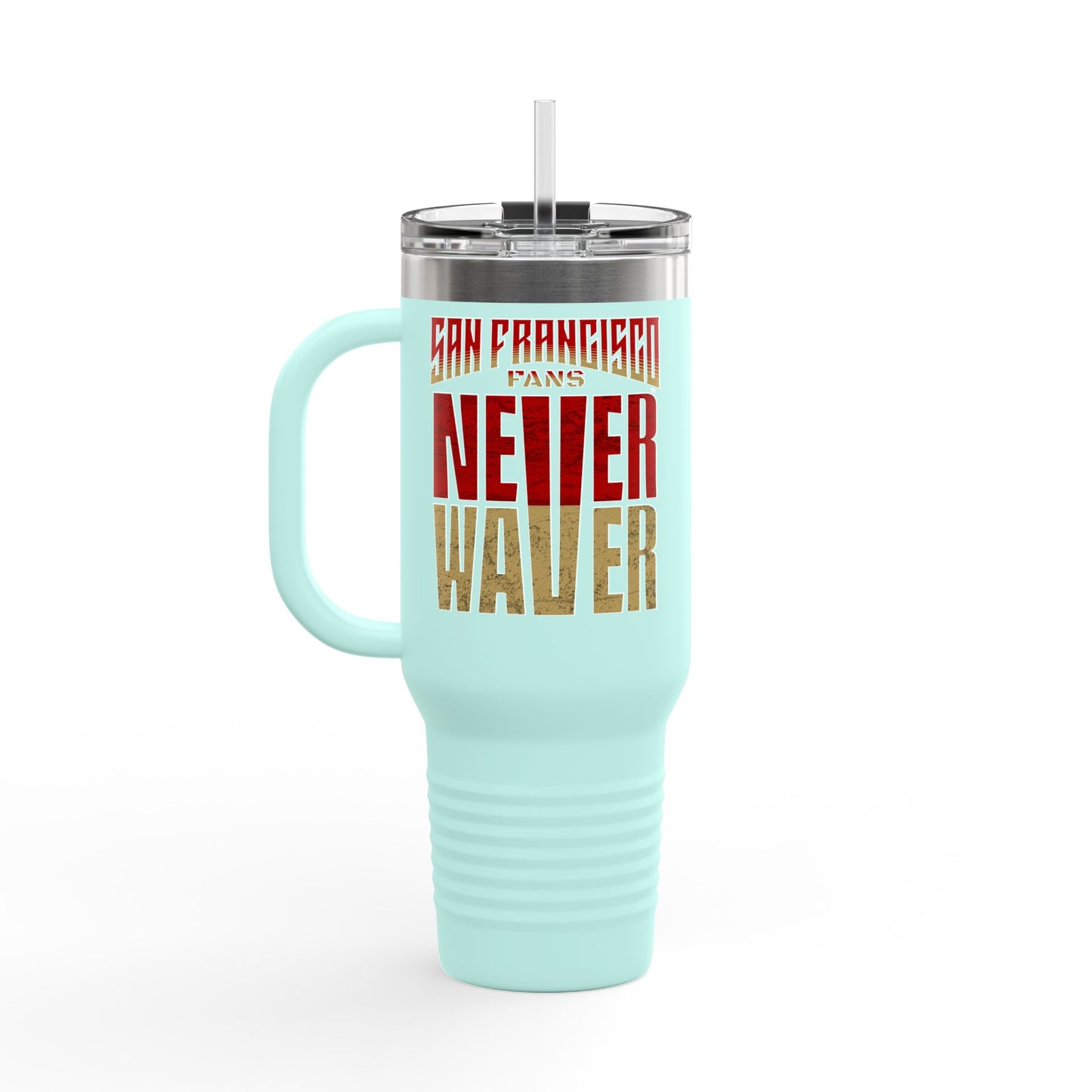 San Francisco Fans Never Waver Insulated Travel Mug, 40oz - Never Waver