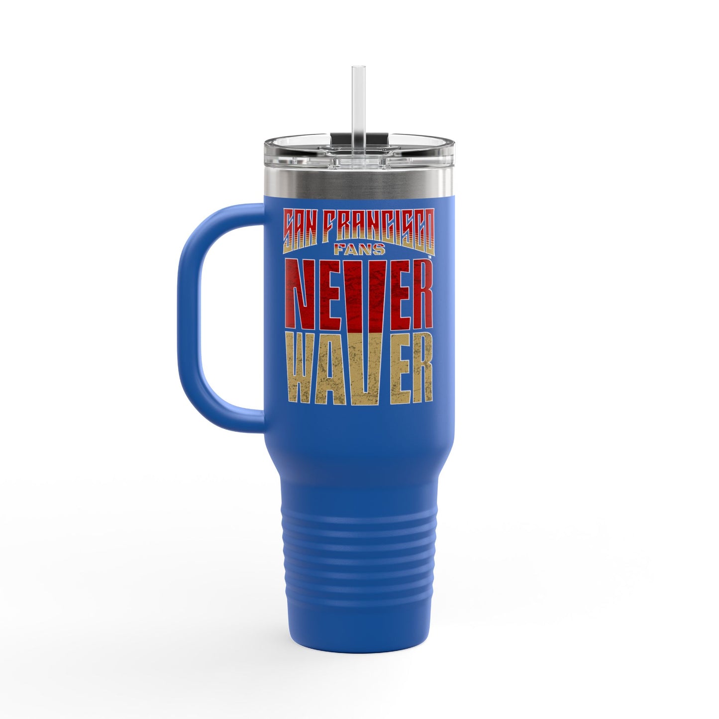 San Francisco Fans Never Waver Insulated Travel Mug, 40oz - Never Waver