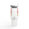 San Francisco Fans Never Waver with leopard football Insulated Travel Mug, 40oz - Never Waver