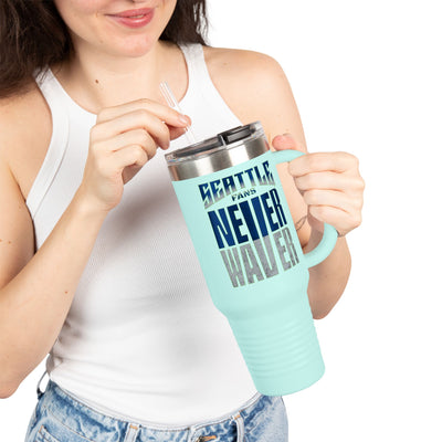 Seattle Fans Never Waver Insulated Travel Mug, 40oz - Never Waver