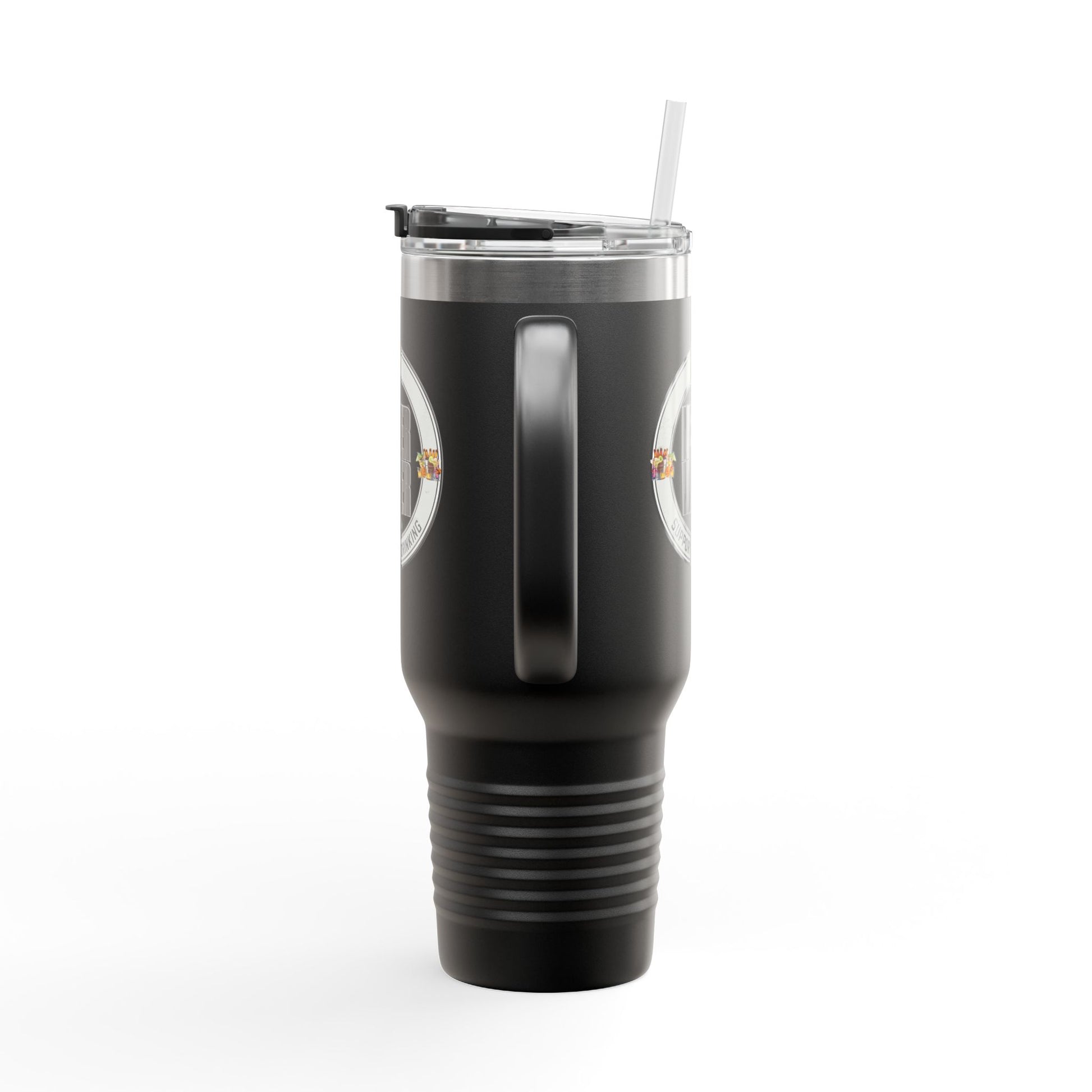 Support Day Drinking Never Waver  Insulated Travel Mug, 40oz - Never Waver