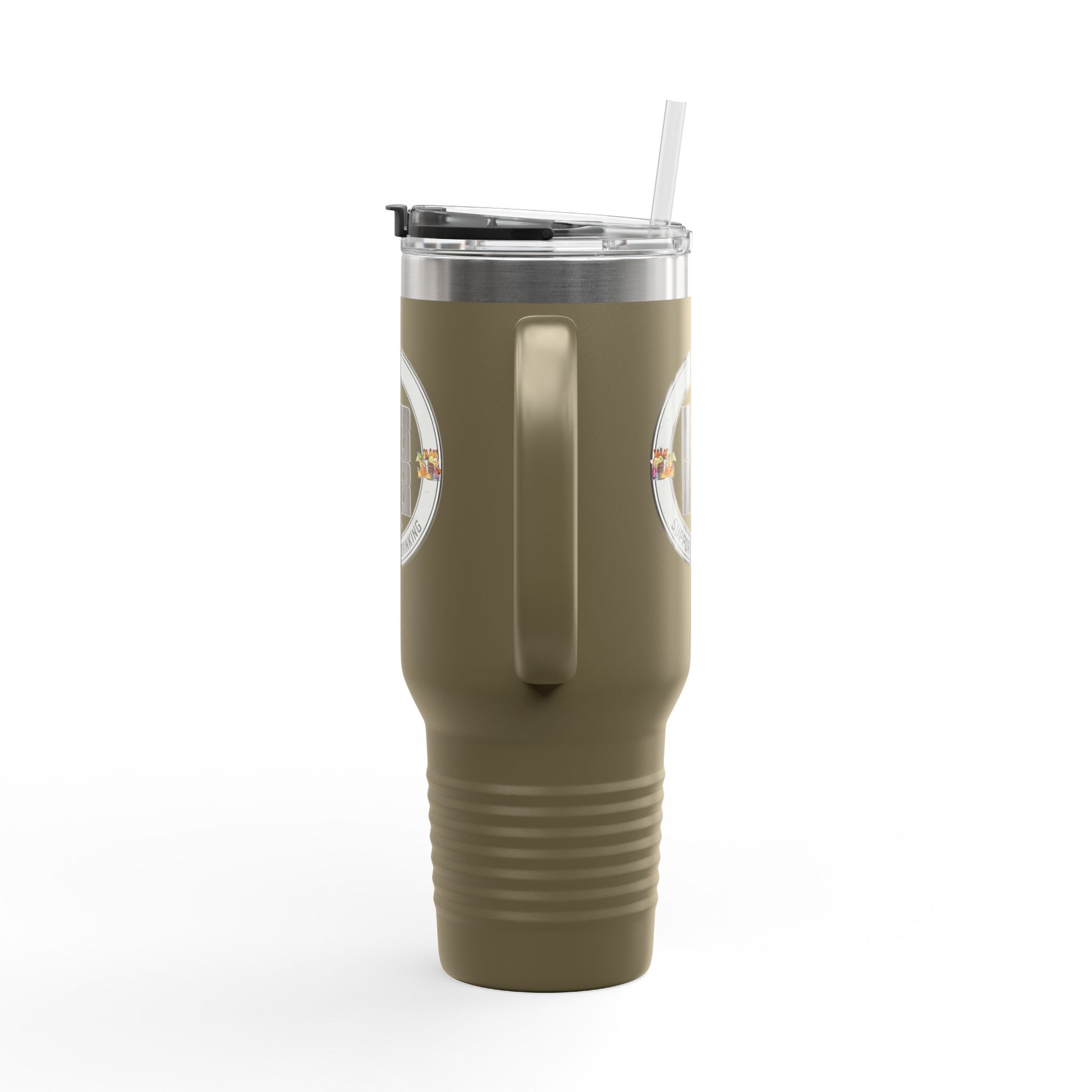 Support Day Drinking Never Waver  Insulated Travel Mug, 40oz - Never Waver