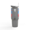 Tennessee Fans Never Waver W-Leopard Football Insulated Travel Mug, 40oz - Never Waver