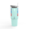 Tennessee Fans Never Waver W-Leopard Football Insulated Travel Mug, 40oz - Never Waver