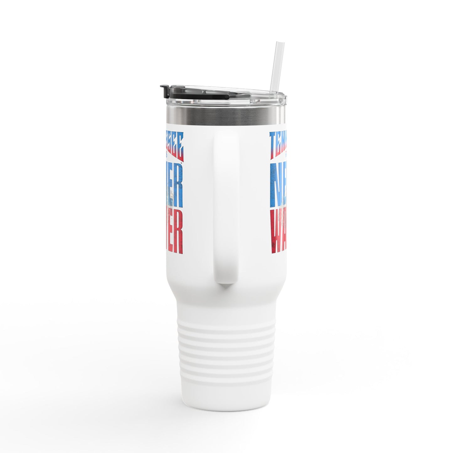 Tennessee Fans Never Waver W-Leopard Football Insulated Travel Mug, 40oz - Never Waver
