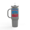 Tennessee Fans Never Waver W-Leopard Football Insulated Travel Mug, 40oz - Never Waver