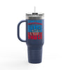 Tennessee Fans Never Waver W-Leopard Football Insulated Travel Mug, 40oz - Never Waver