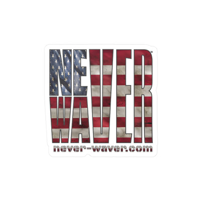 Never Waver Kiss-Cut Vinyl Decals - Never Waver