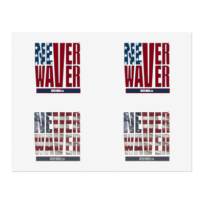 Never Waver Sticker Sheets - Never Waver