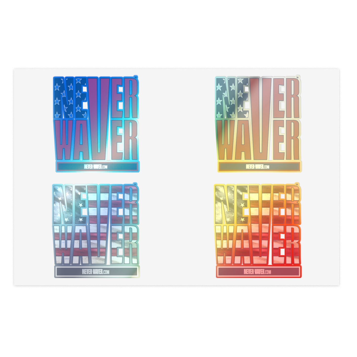 Never Waver Sticker Sheets - Never Waver