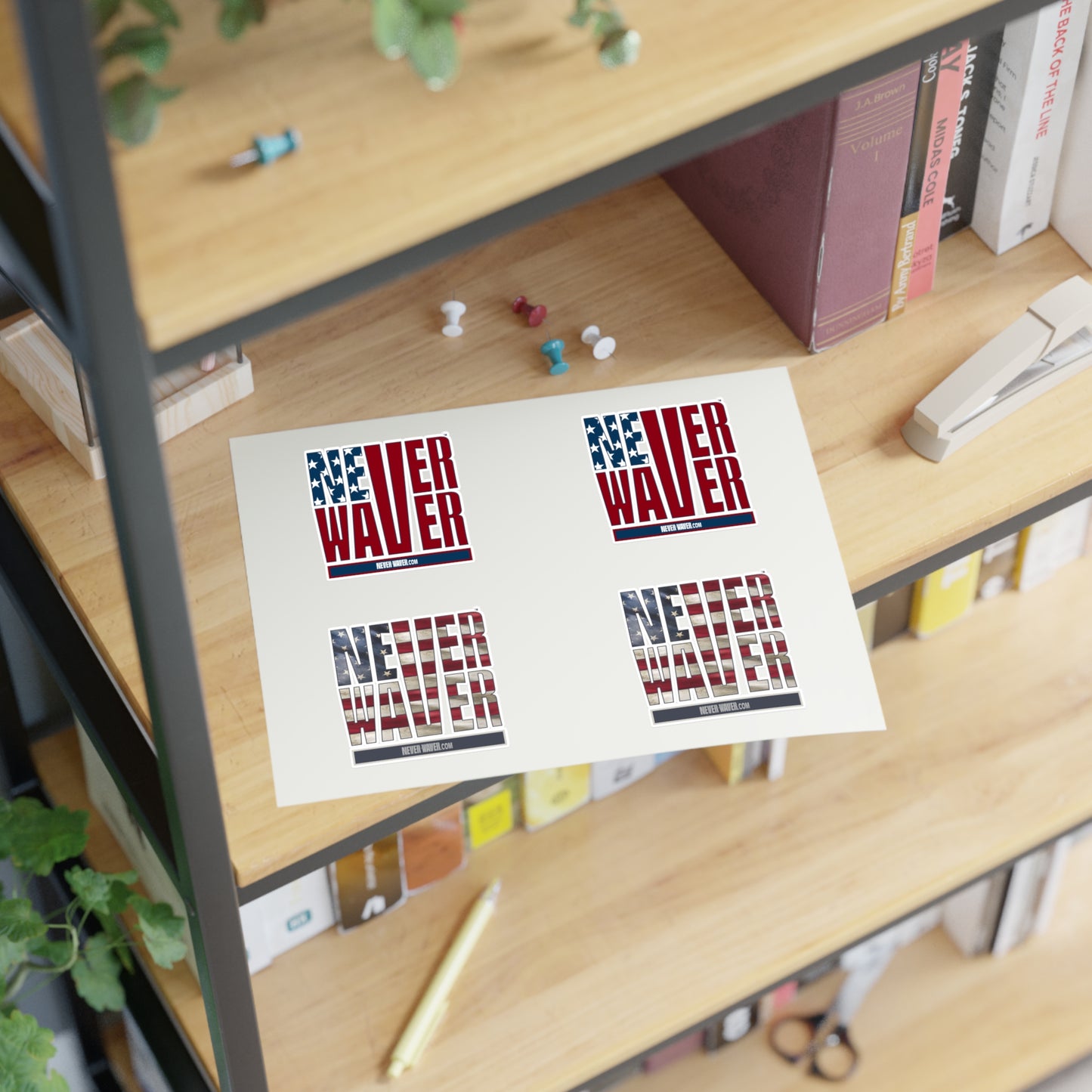 Never Waver Sticker Sheets - Never Waver