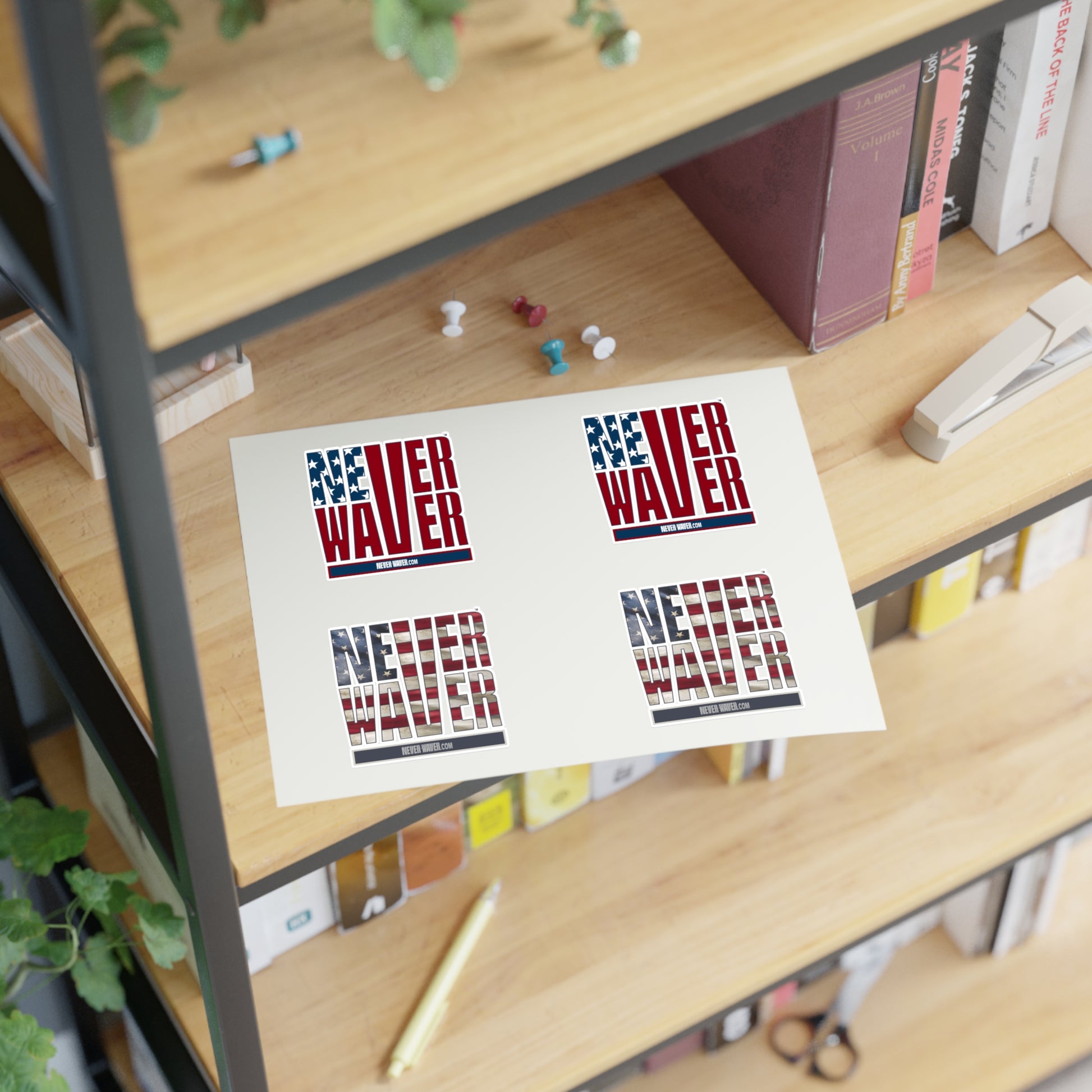 Never Waver Sticker Sheets - Never Waver