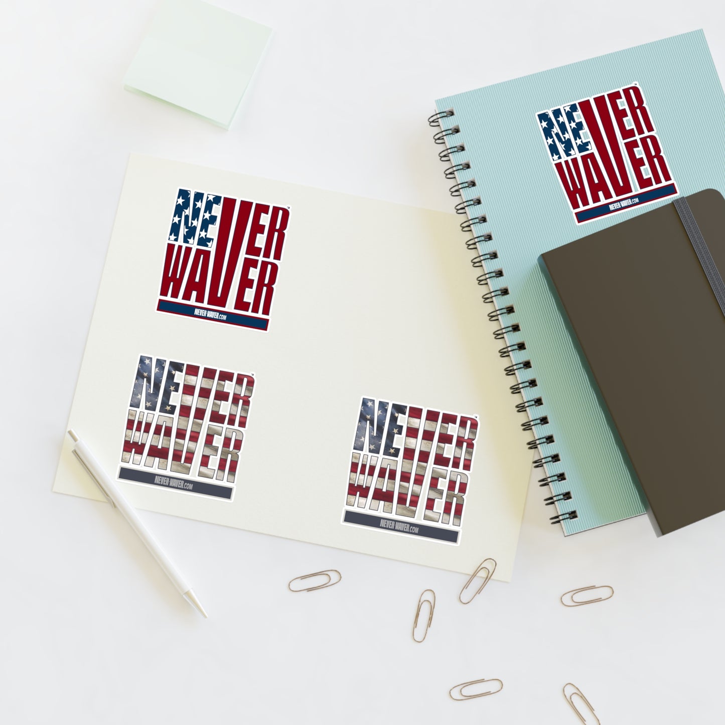 Never Waver Sticker Sheets - Never Waver