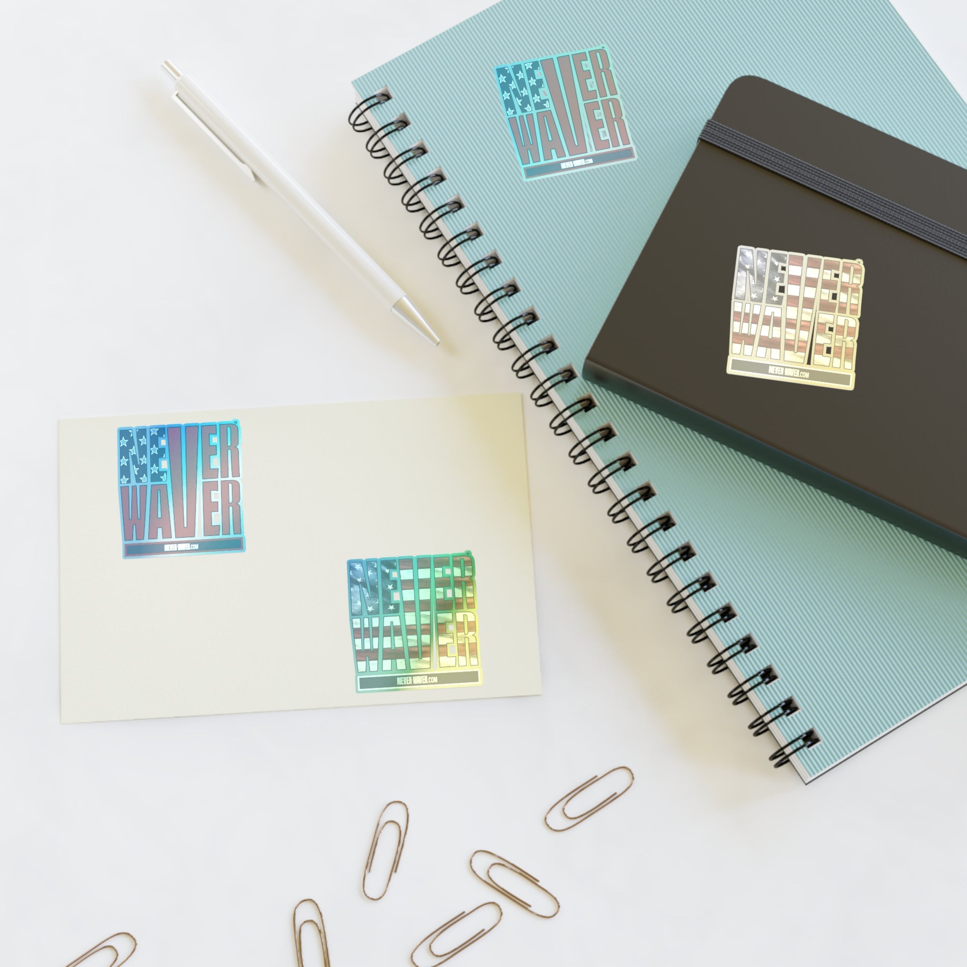 Never Waver Sticker Sheets - Never Waver