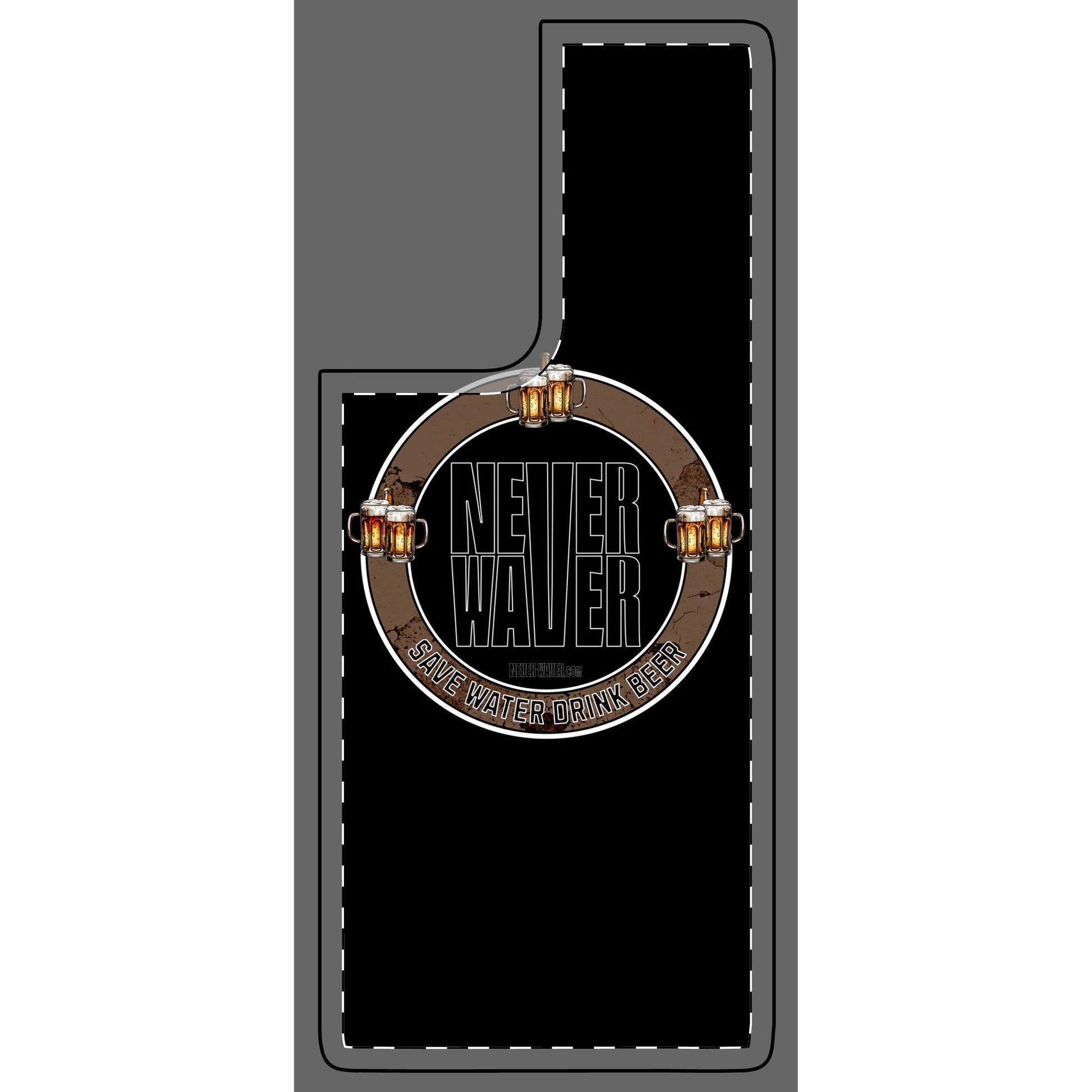 Never Waver Phone Skin - Beer Lover's Accessory - Never Waver