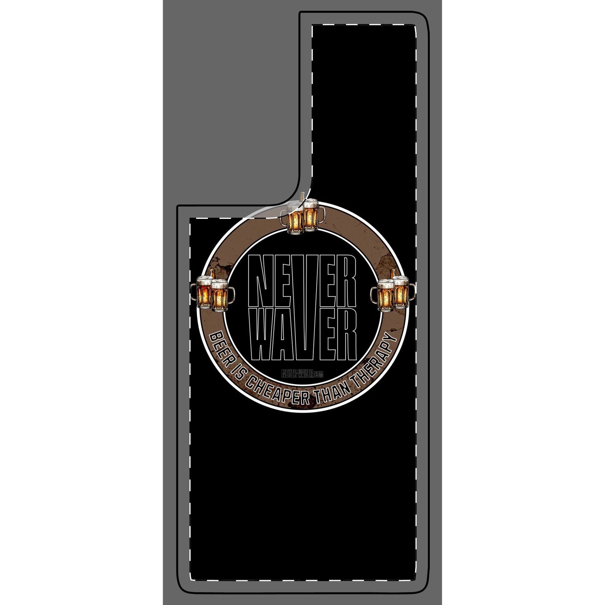 Never Waver Phone Skin - Beer Lover's Accessory - Never Waver