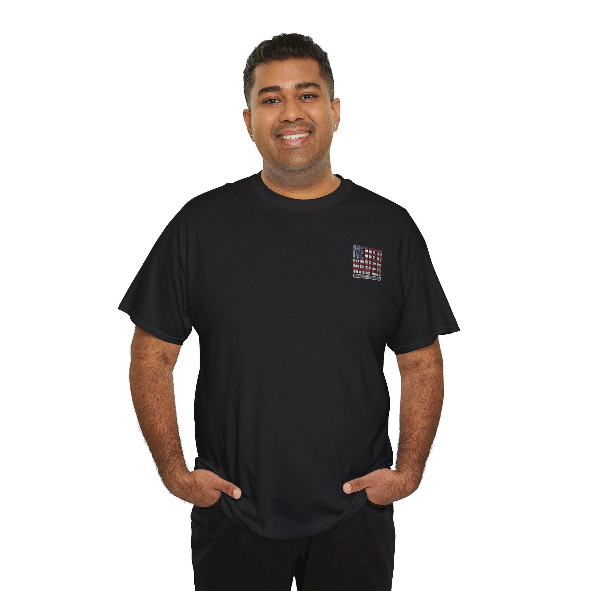 America Never Waver Unisex Heavy Cotton Tee - Never Waver