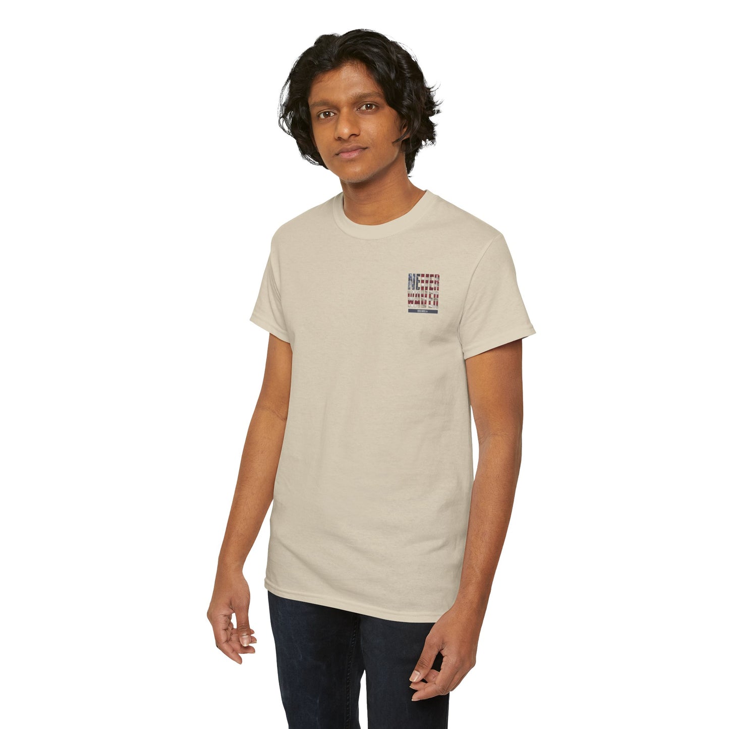 America Never Waver Unisex Heavy Cotton Tee - Never Waver