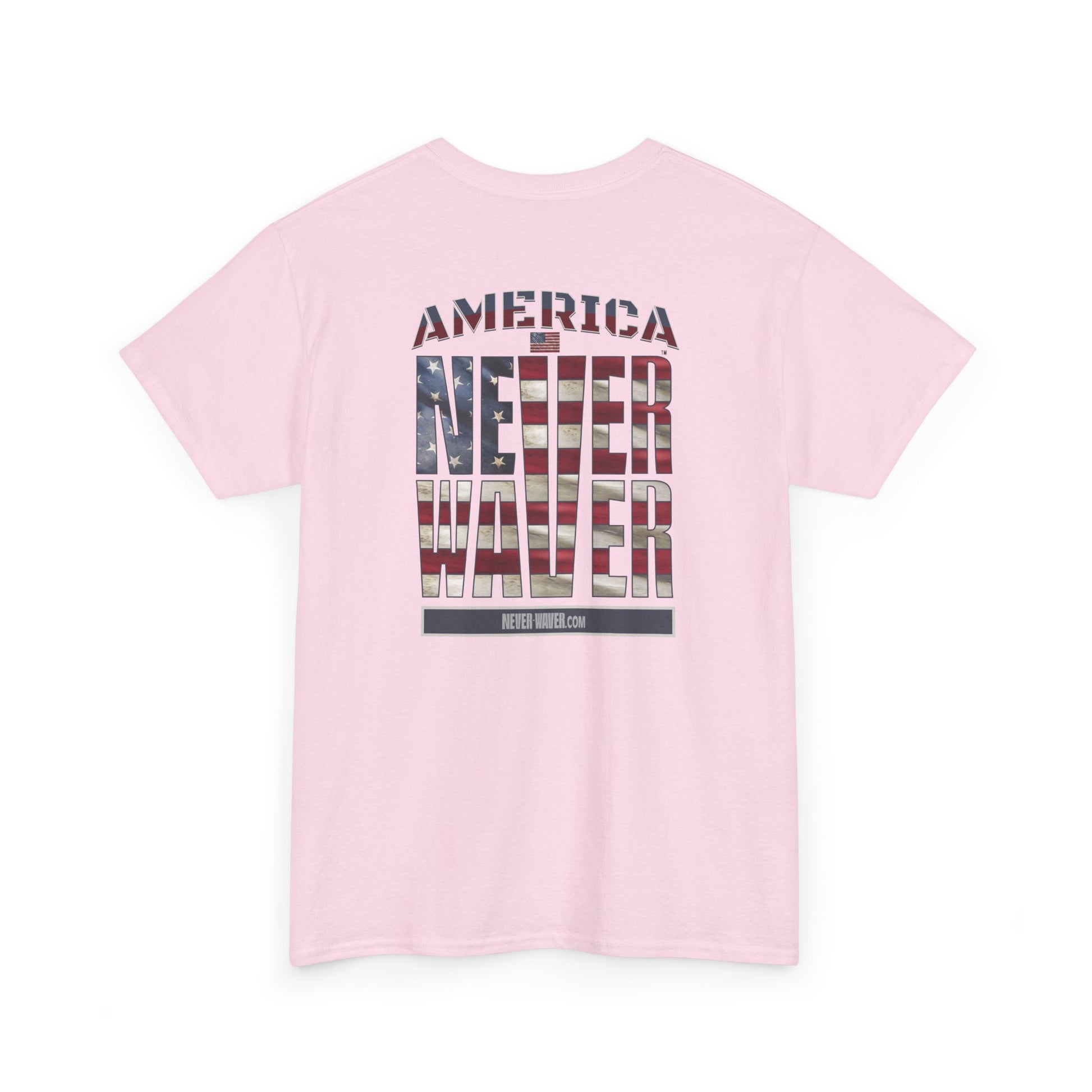 America Never Waver Unisex Heavy Cotton Tee - Never Waver