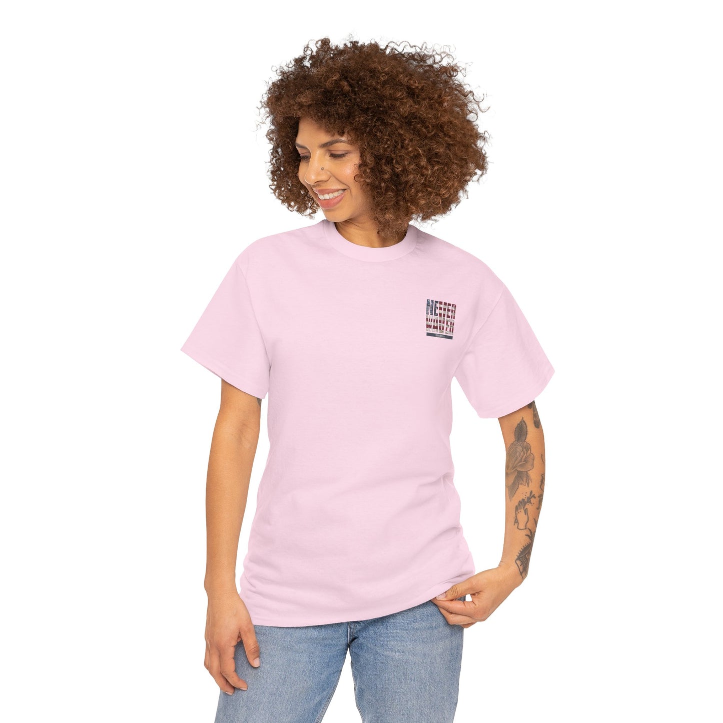 America Never Waver Unisex Heavy Cotton Tee - Never Waver