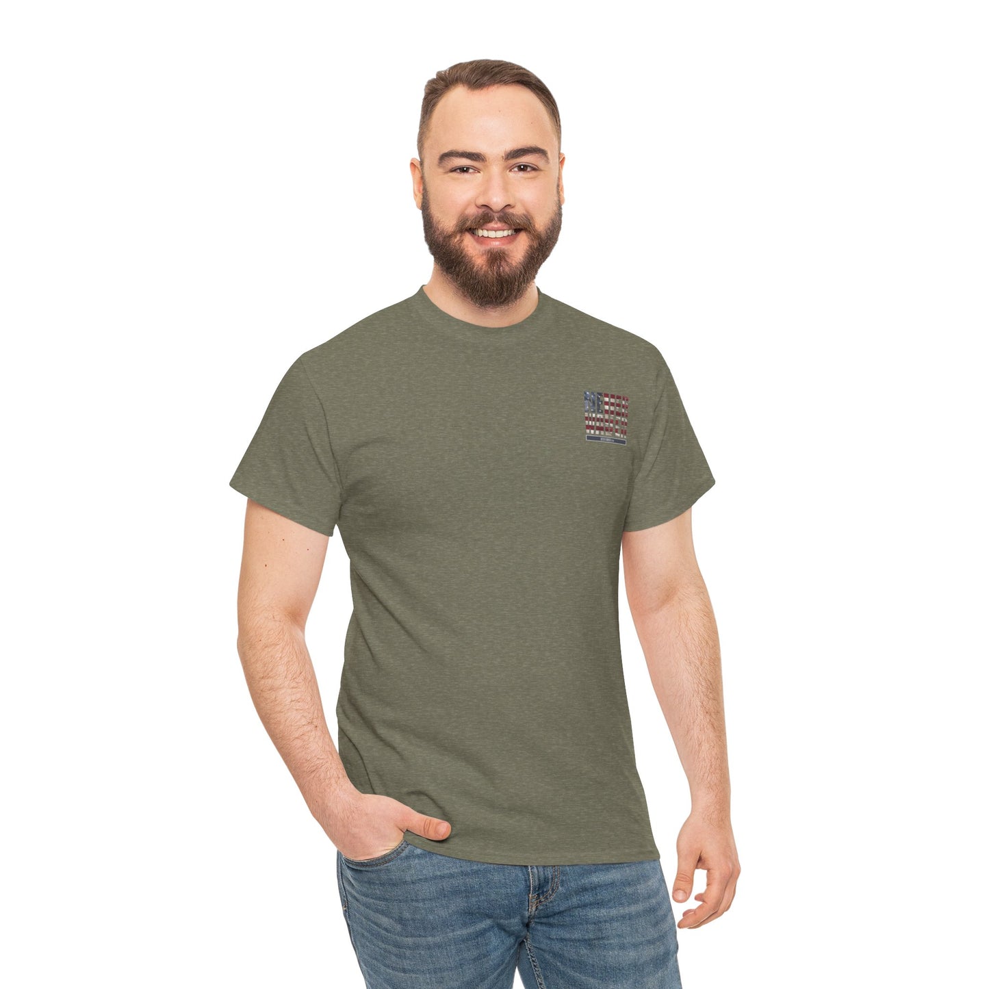 America Never Waver Unisex Heavy Cotton Tee - Never Waver