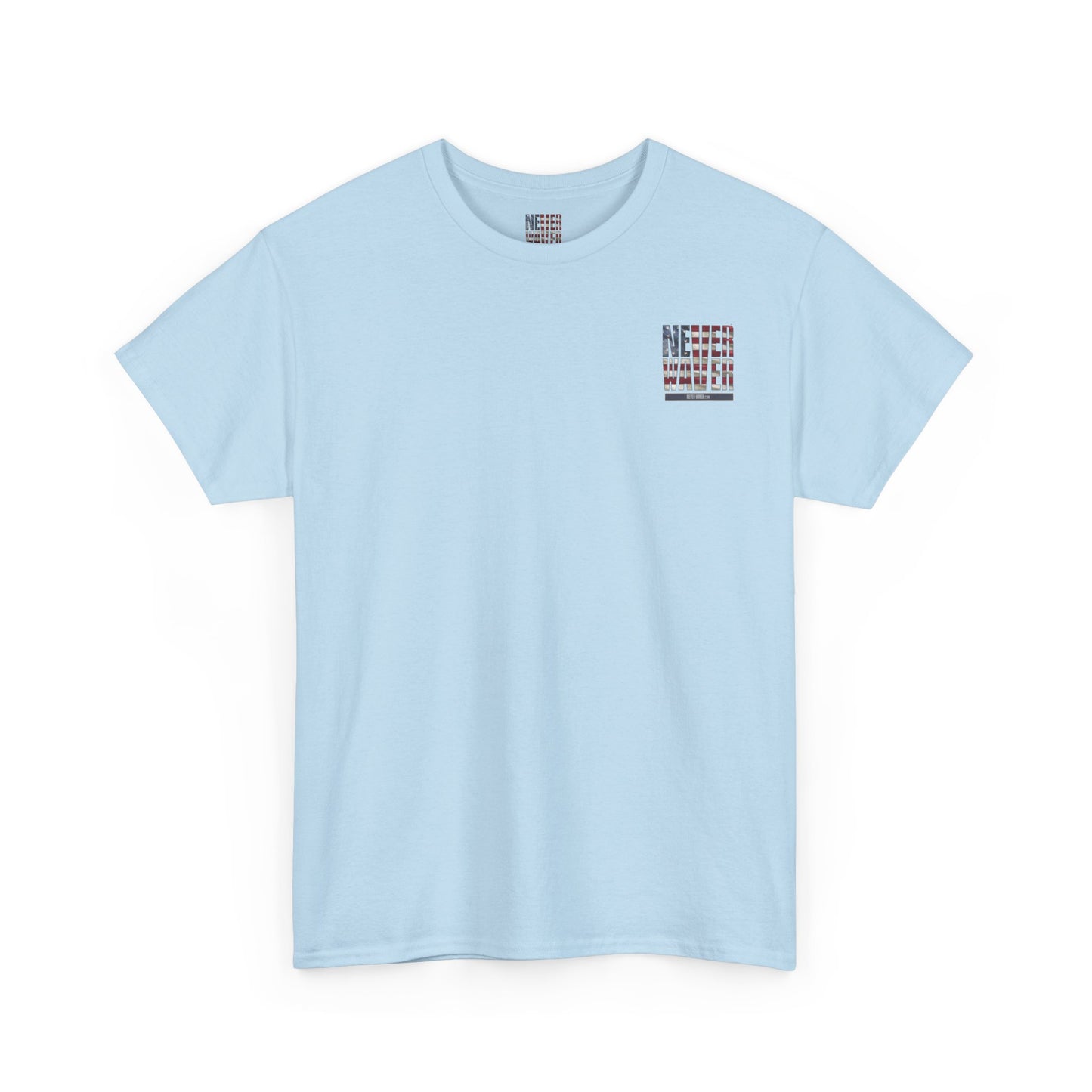 America Never Waver Unisex Heavy Cotton Tee - Never Waver