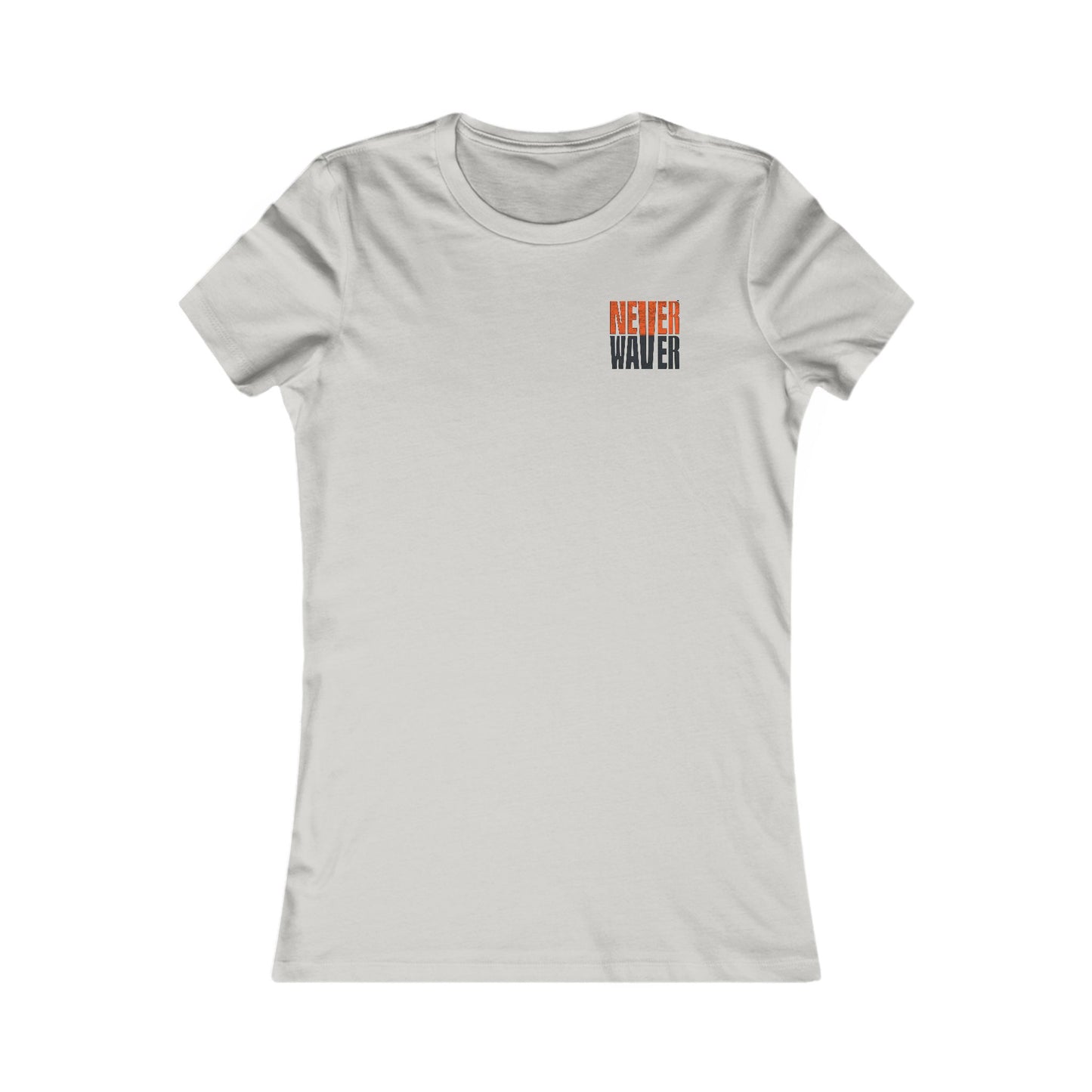 Cincinnati Fans Never Waver W-Leopard Football Women's Favorite Tee - Never Waver