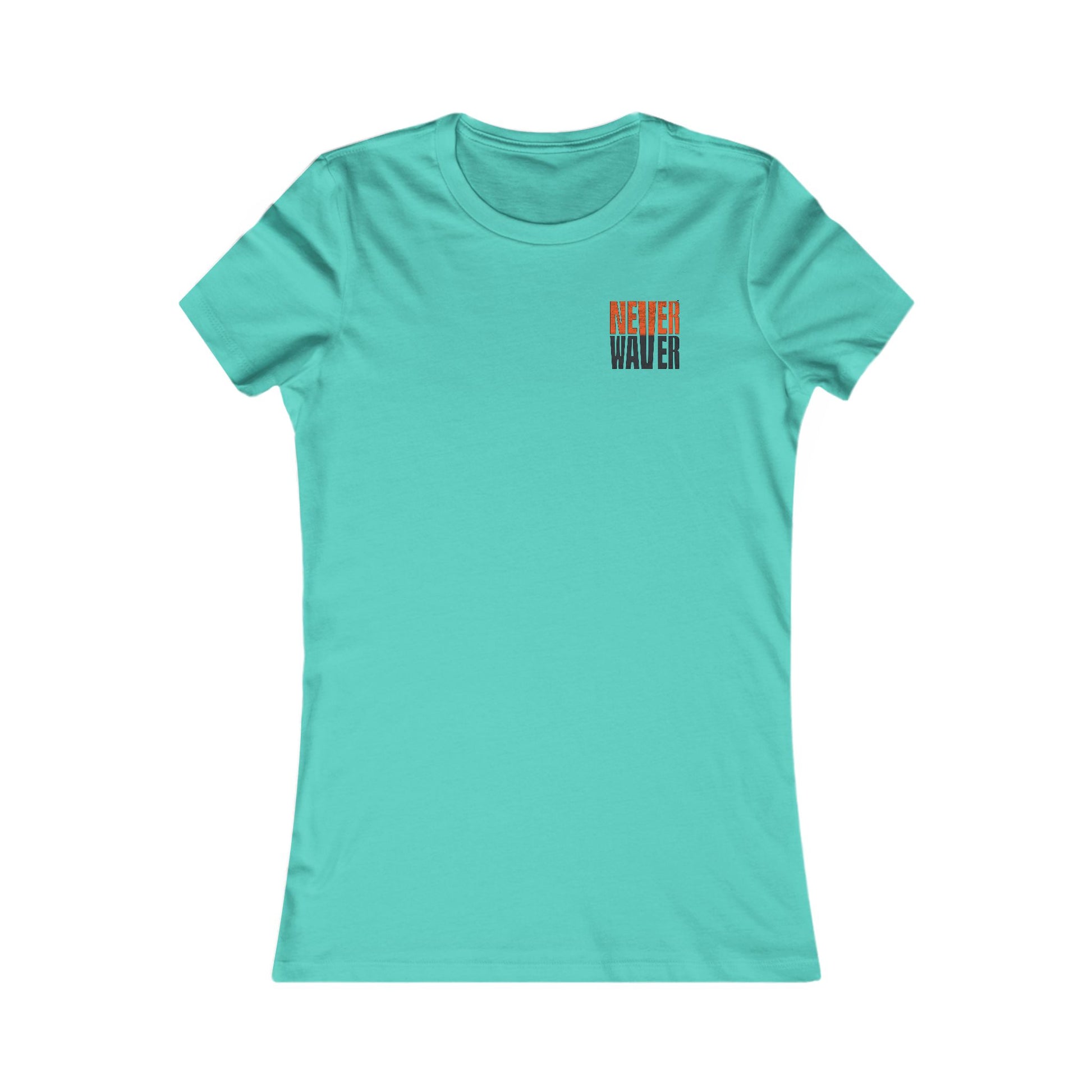 Cincinnati Fans Never Waver W-Leopard Football Women's Favorite Tee - Never Waver