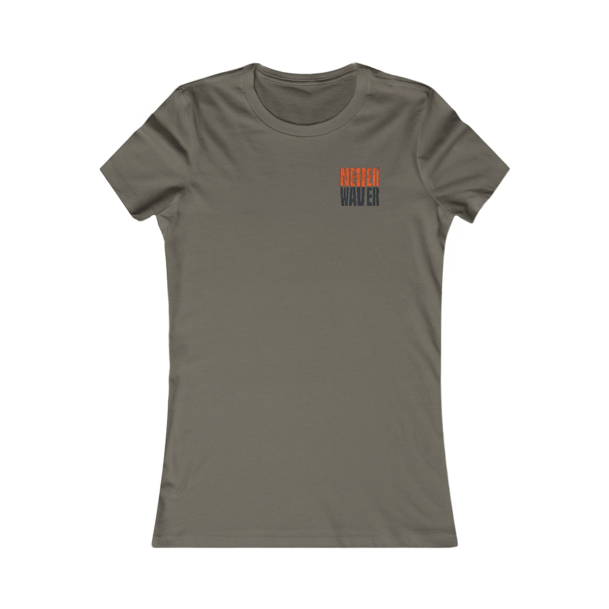 Cincinnati Fans Never Waver W-Leopard Football Women's Favorite Tee - Never Waver