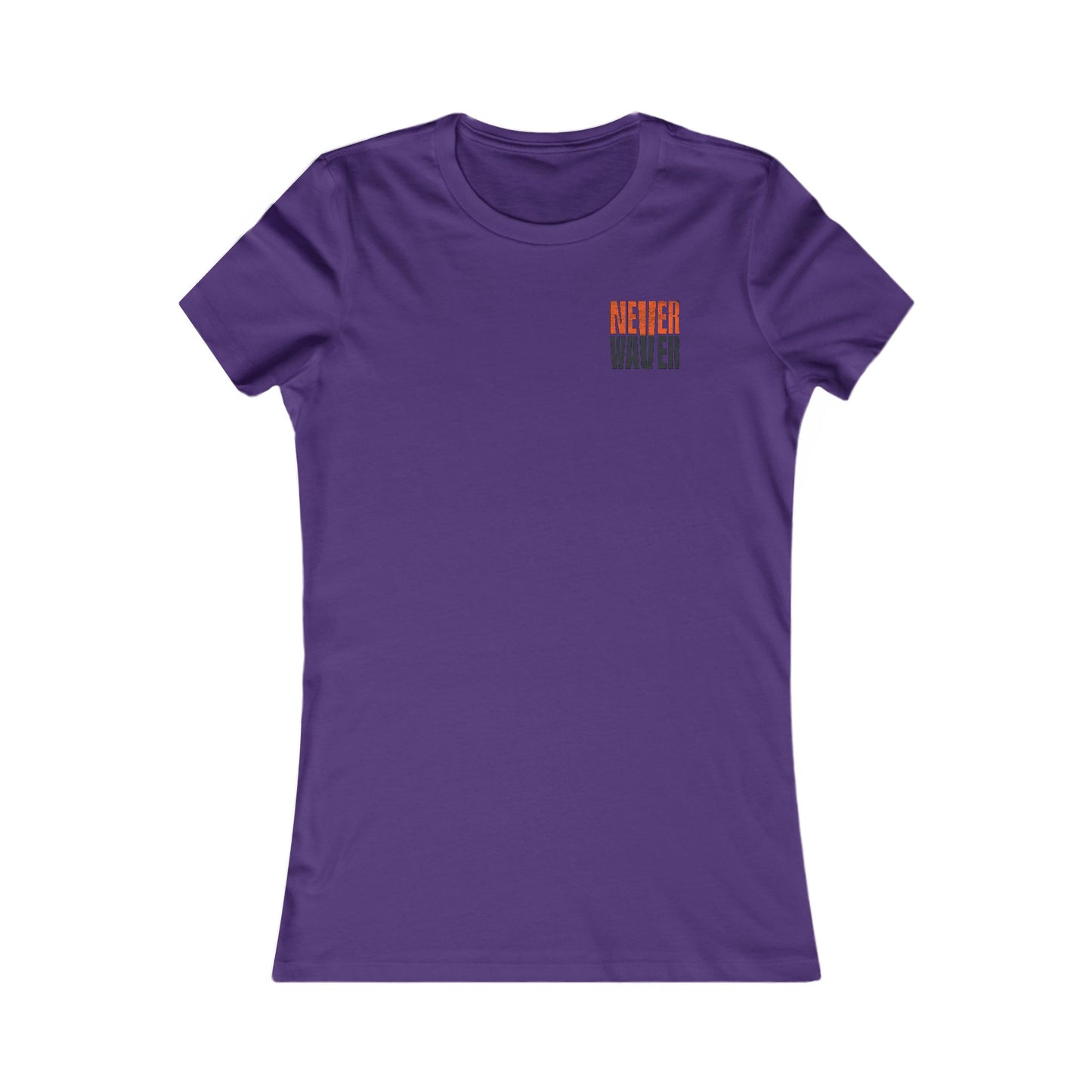 Cincinnati Fans Never Waver W-Leopard Football Women's Favorite Tee - Never Waver