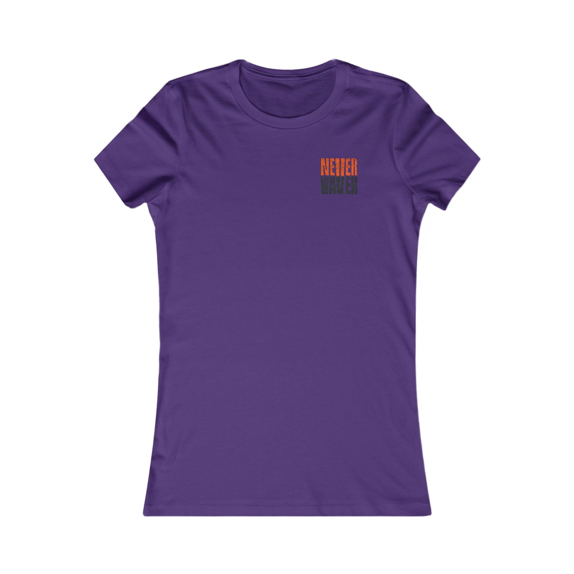 Cincinnati Fans Never Waver W-Leopard Football Women's Favorite Tee - Never Waver