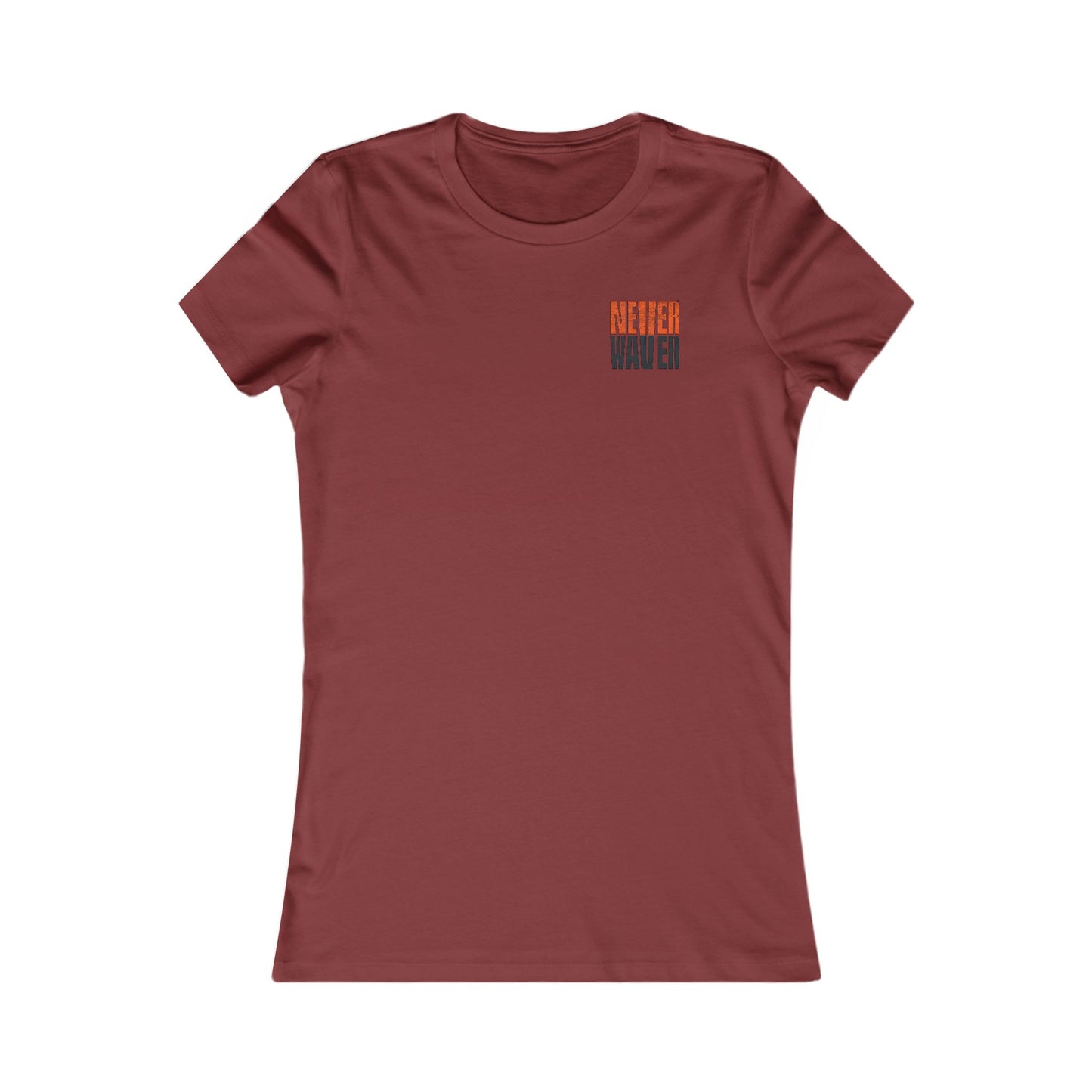 Cincinnati Fans Never Waver W-Leopard Football Women's Favorite Tee - Never Waver