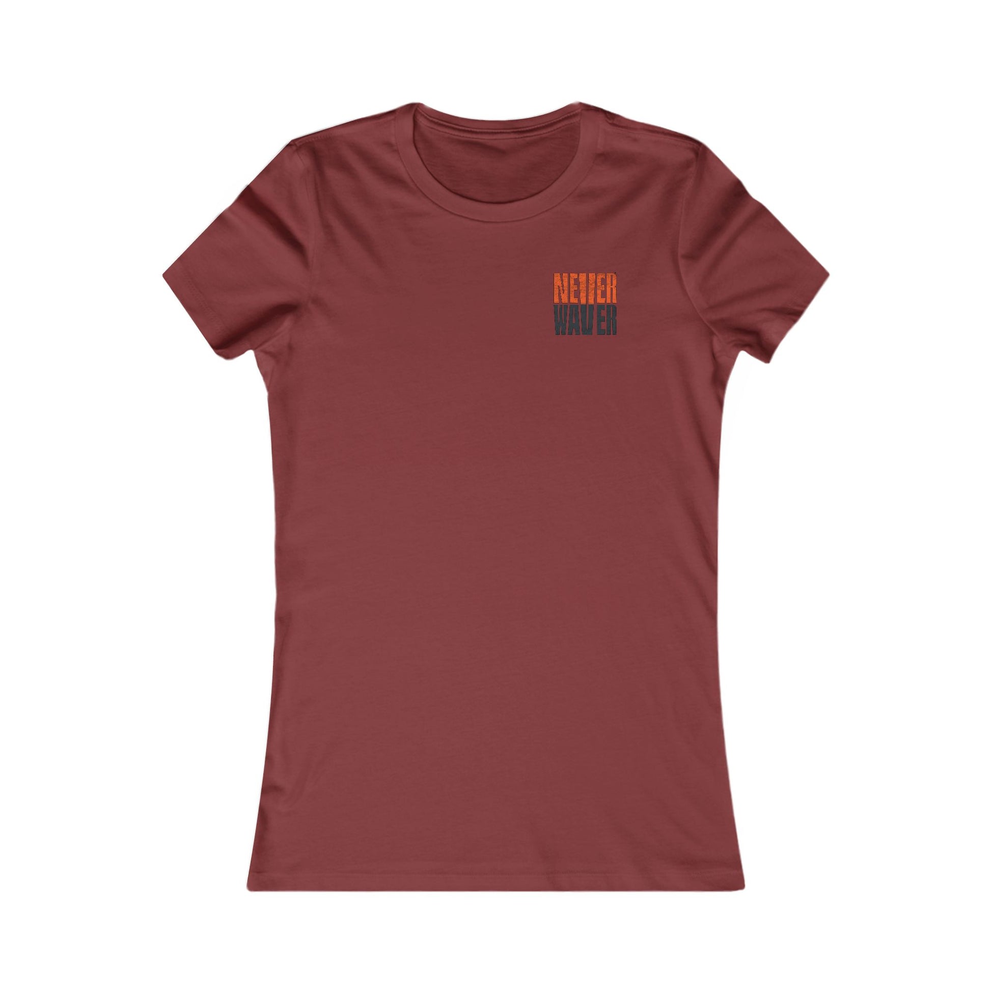 Cincinnati Fans Never Waver W-Leopard Football Women's Favorite Tee - Never Waver