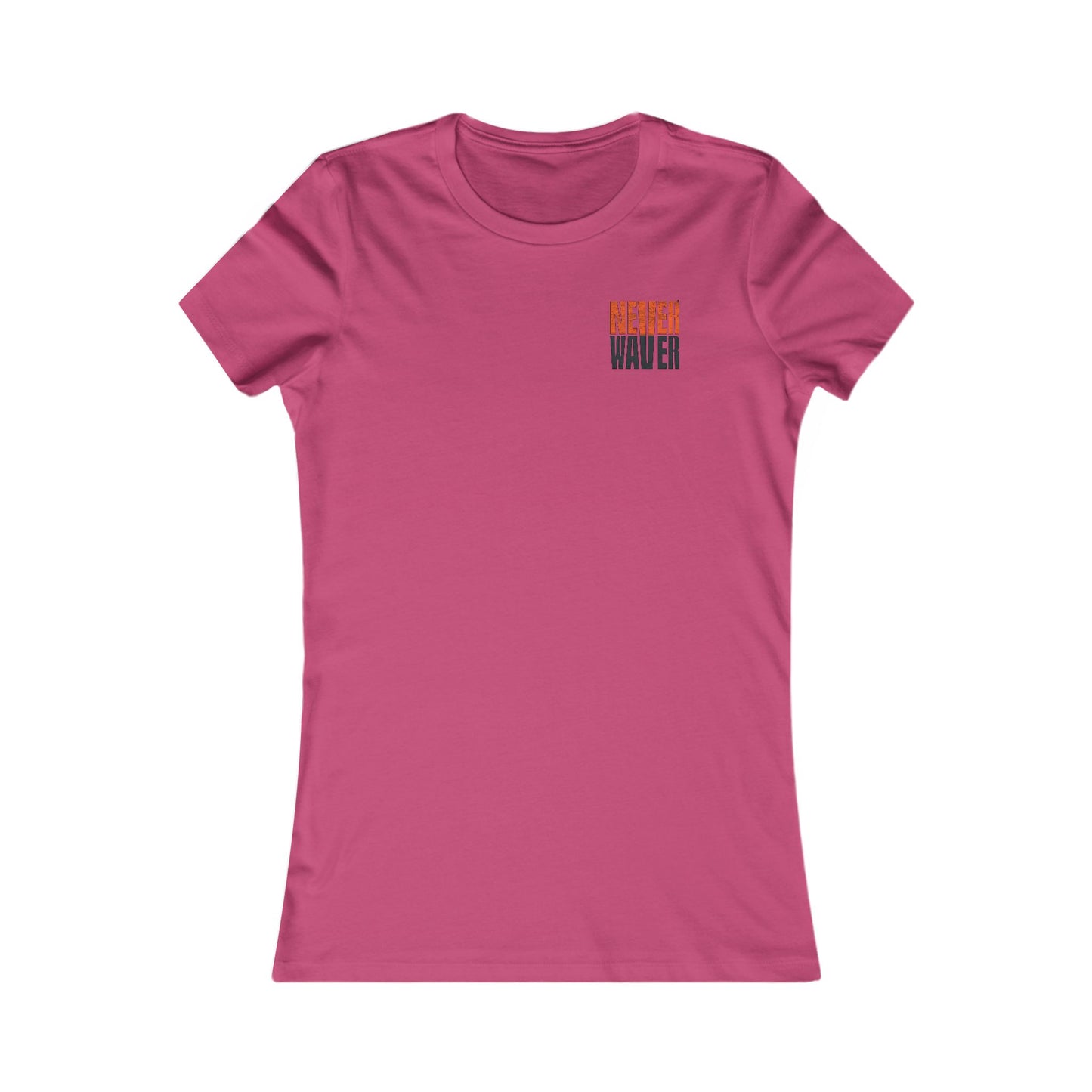 Cincinnati Fans Never Waver W-Leopard Football Women's Favorite Tee - Never Waver